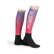 Shires Aubrion Windermere Socks - Child Pink and purple