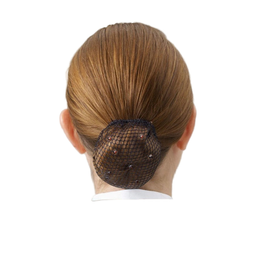 Showquest Swarovski Bun Net Black