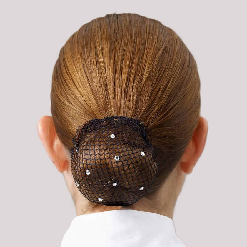 Showquest Swarovski Bun Net with crystals