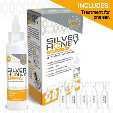 Absorbine Silver Honey® Rapid Ear Care Vet Strength Ear Treatment Kit