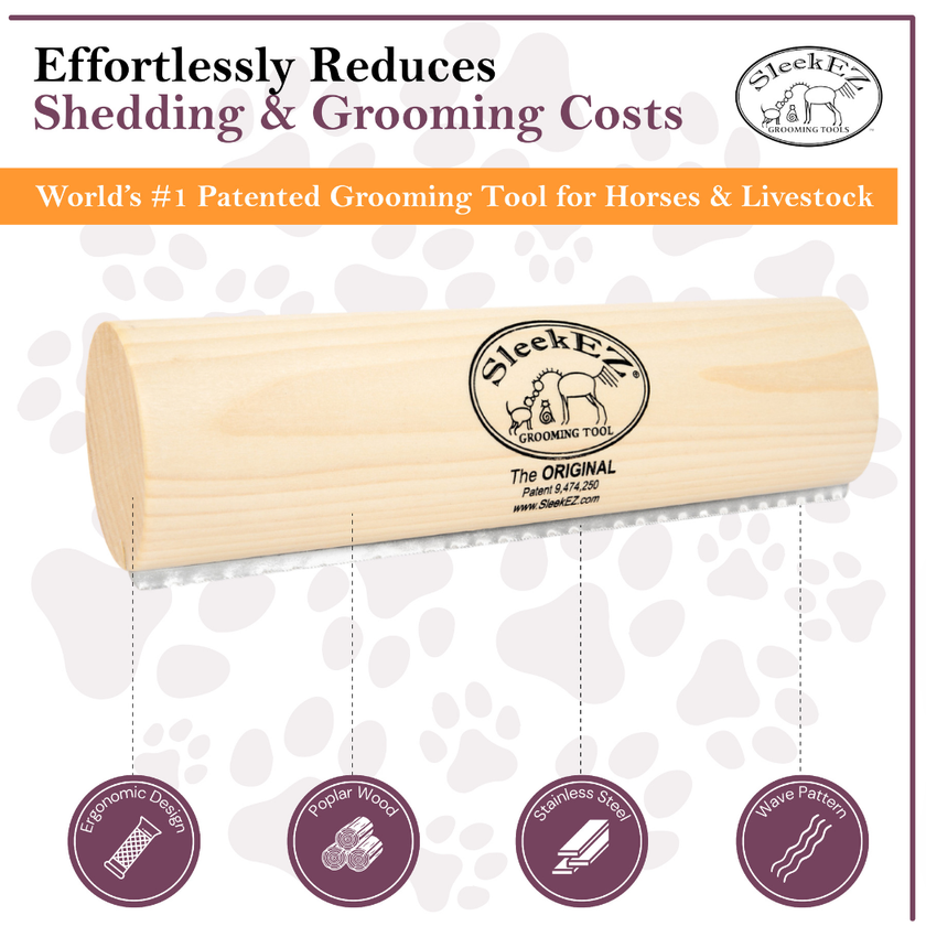 SleekEZ® Shedding and Grooming Brush patent details
