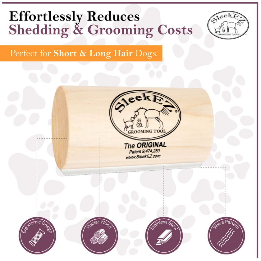 SleekEZ® 5in Shedding and Grooming Brush