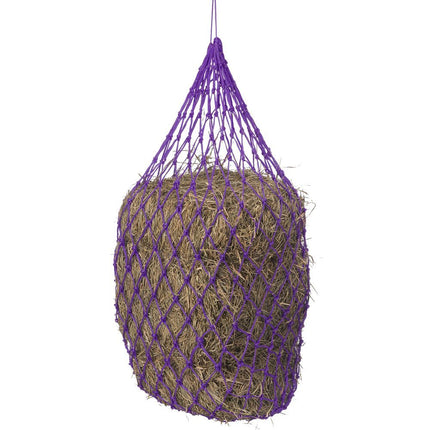 Slow Feed Hay Net in purple
