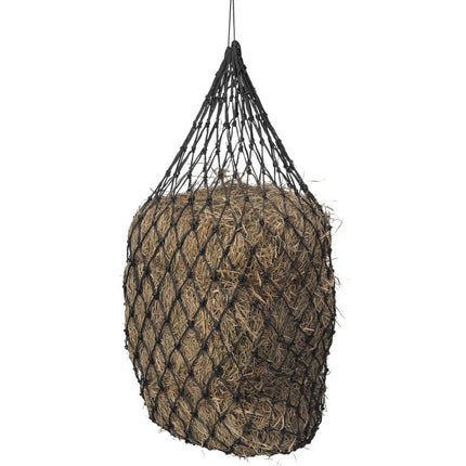 Slow Feed Hay Net in black