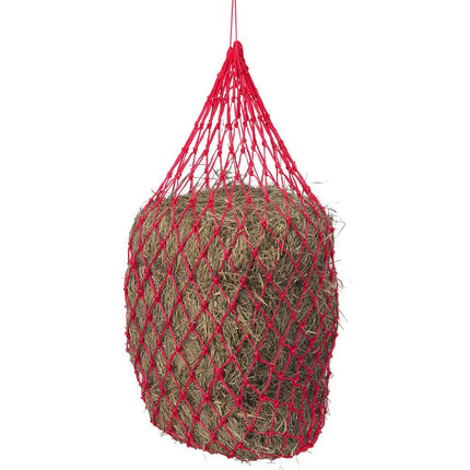 Slow Feed Hay Net in red