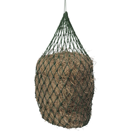 Slow Feed Hay Net in hunter green