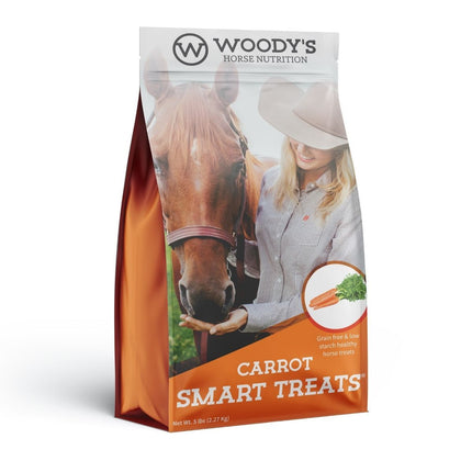 Woody's Smart Treats for Horses 5 pound bag Carrot