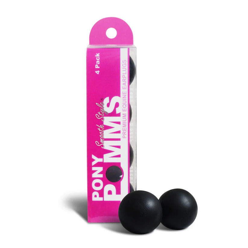 Pomms Premium Equine Ear Plugs Pony Smooth 4 Pack