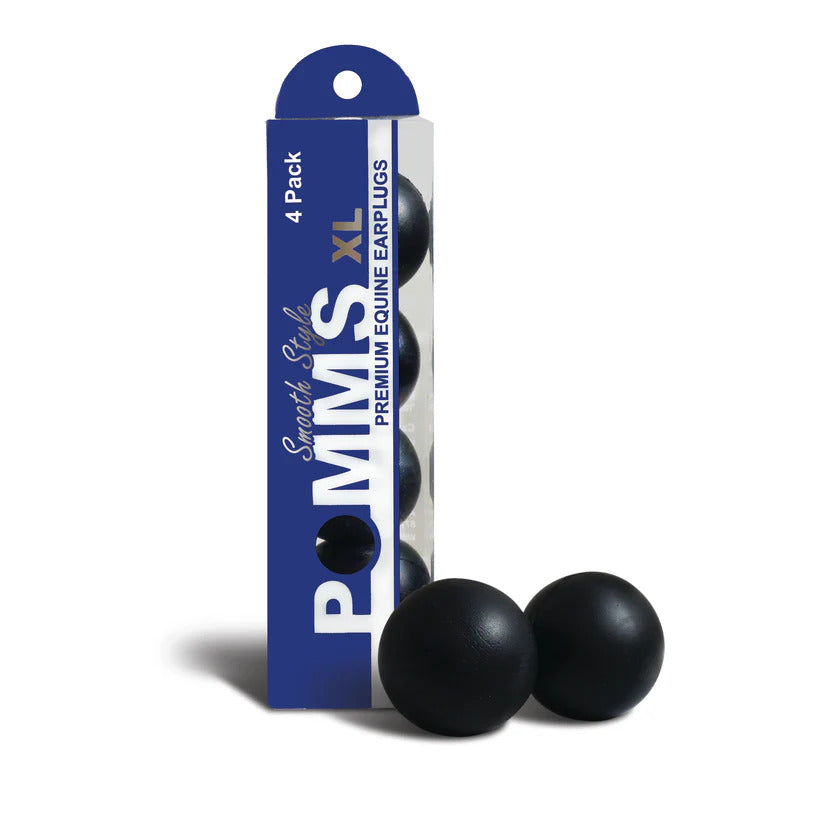 Pomms Premium Equine Ear Plugs XL Smooth 4 Pack
