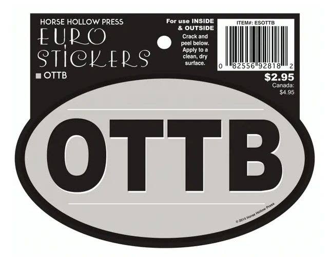 Sticker: OTTB in its package