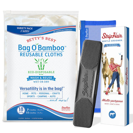 Betty's Best StripHair Horse Care Bundle 3pc Kit