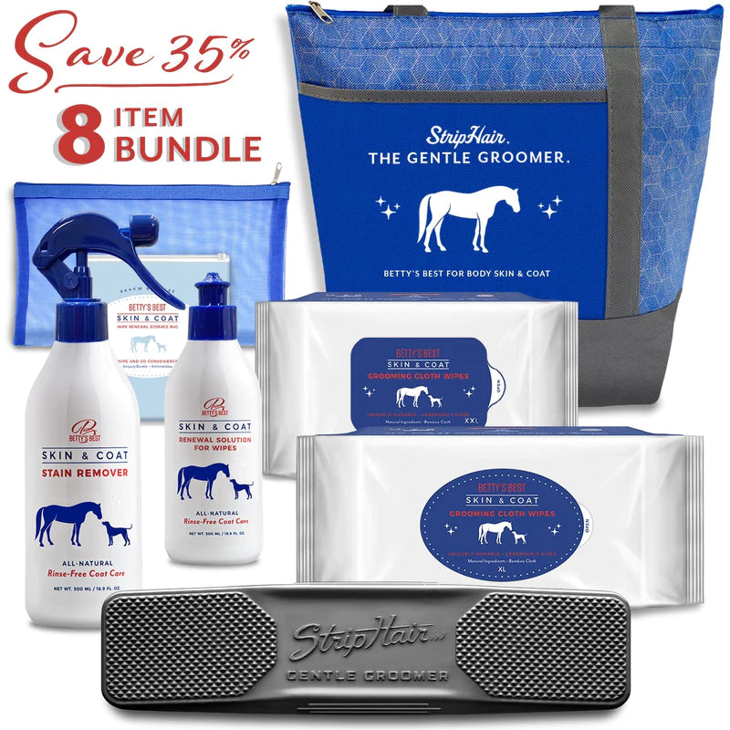 Betty's Best StripHair Horse 8-Item Bundle