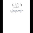 Sympathy Card - Dance in Heaven... with 'With Heartfelt Sympathy' text on a white background