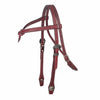Tabelo® Knotted Brow Headstall - Latigo