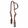 Tabelo Studded Ear Headstall in harness leather