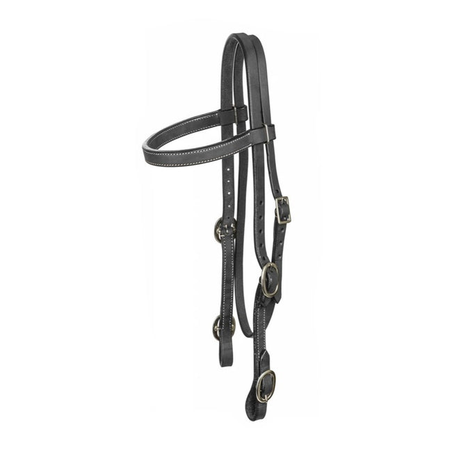 Tabelo® Browband Headstall Buckle Ends in black