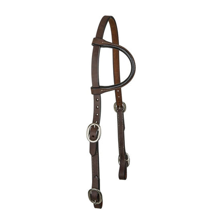 Tabelo Dark Oil Single Ear Headstall Buckle Ends