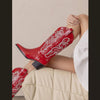 The Amaya Cherry Classic Western Boot