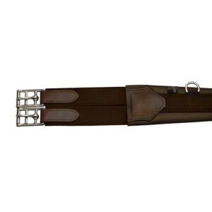 ThinLine English Hunter Jumper Girth dark Brown detail