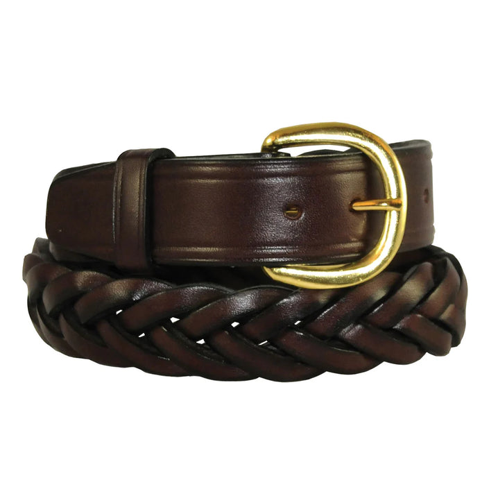 Tory Plain Braided Leather Belt