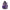 Tough1® 6 Piece Junior Grooming Kit purple inside a clear drawstring carry bag.
