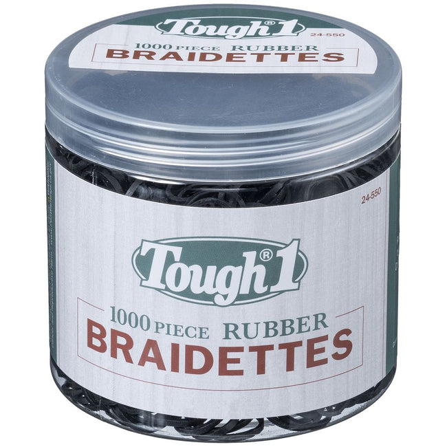 Tough1 Braidettes - 1000/Pk black