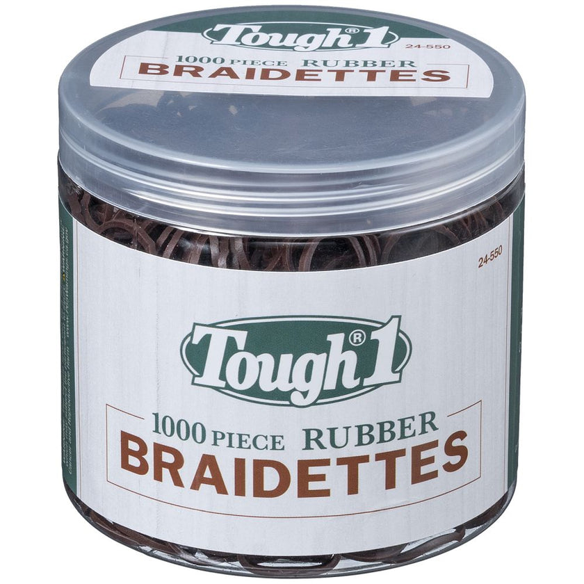 Tough1 Braidettes - 1000/Pk dark brown