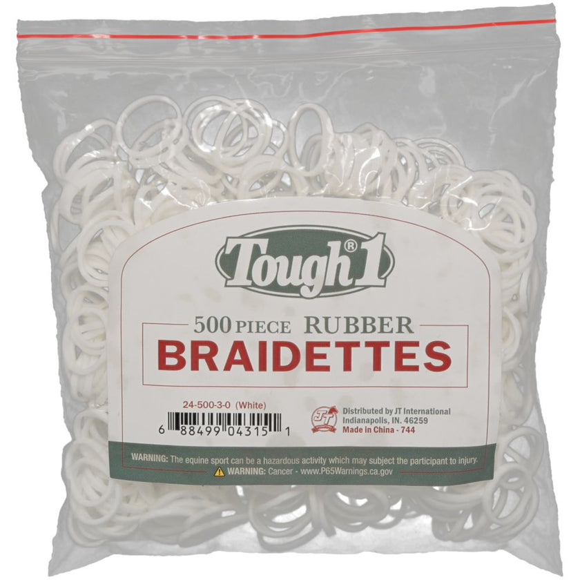 Tough1 Braidettes - 500/Pk white