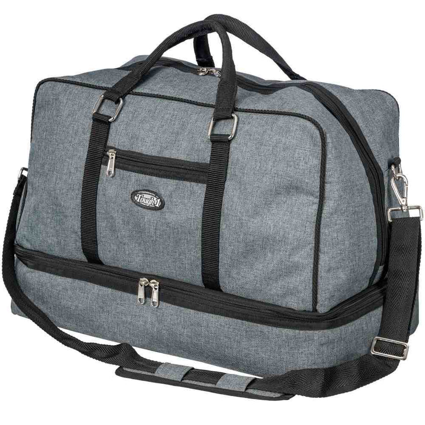 Tough1® Duffel Bag with Boot/Shoe Storage front full view