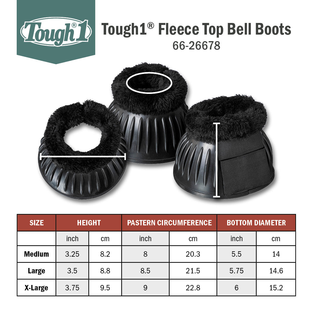 Tough1® Fleece Top  Bell Boots