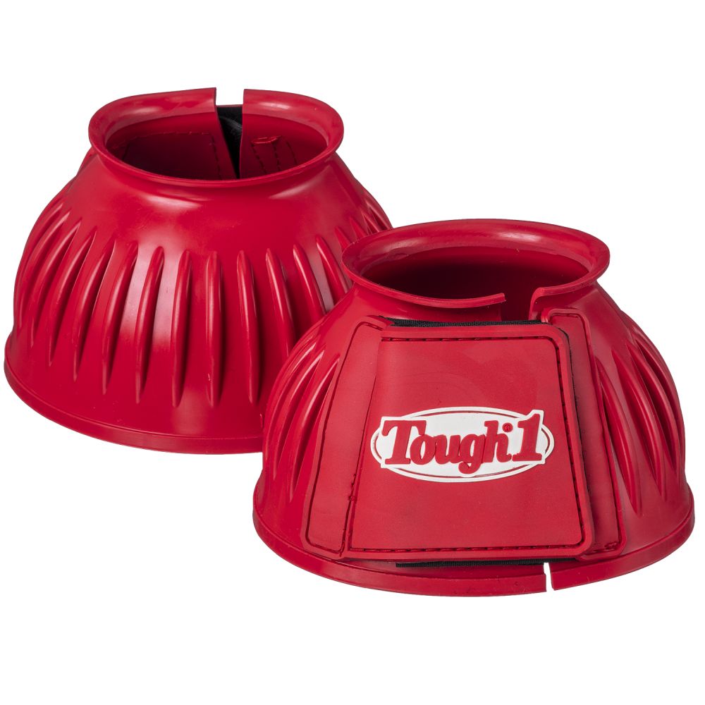 Tough1® Heavy Duty Double Lock Bell Boots Red