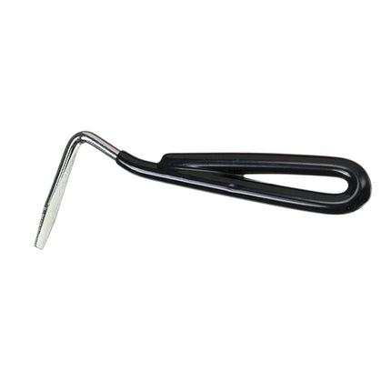 Tough1 Hoof Pick with black Vinyl Coated Handle
