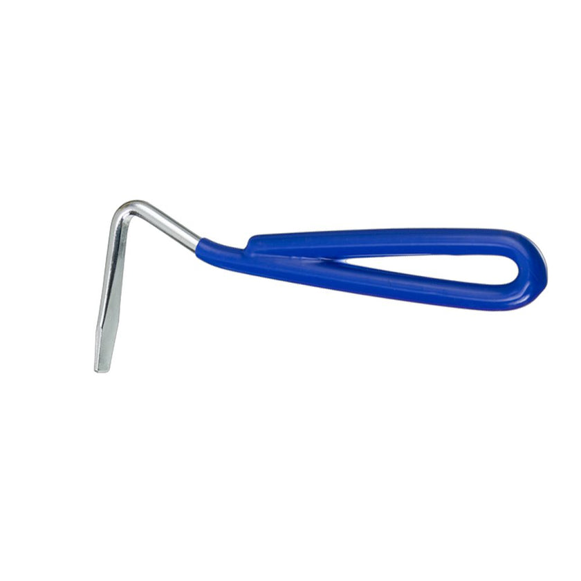 Tough1 Hoof Pick with royal blue Vinyl Coated Handle