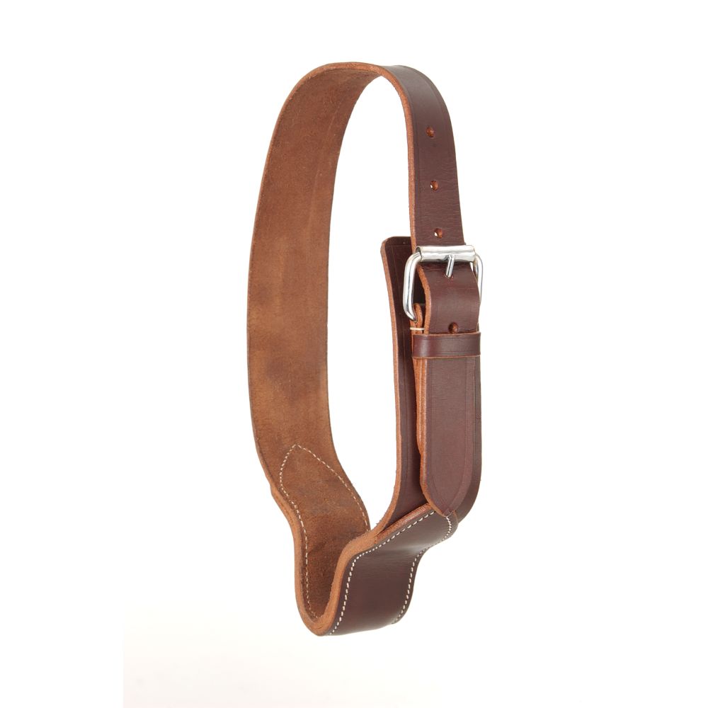 Tough1 Leather Cribbing Collar Brown