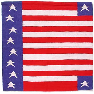 Tough1® Stars and Stripes Acrylic Saddle Blanket