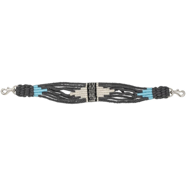 Tough1® Wool String Wither Strap in colors Coral, Grey, Turquoise and Cream