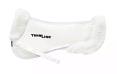 Trifecta half pad with Sheepskin Rolls in white
