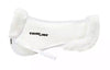 Trifecta half pad with Sheepskin Rolls in white