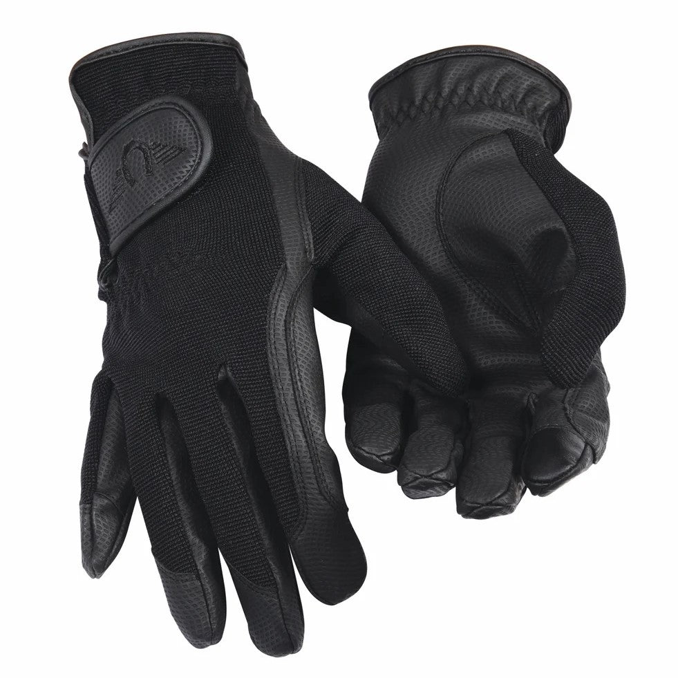 TuffRider Ladies Waterproof Thinsulate Riding Gloves Black