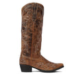 TuffRider Women Cody Embroidered Leather Snip Toe Western Boots right boot view