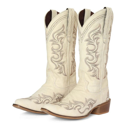 TuffRider® Women's Snip Toe Paris Embroidered Western Boots