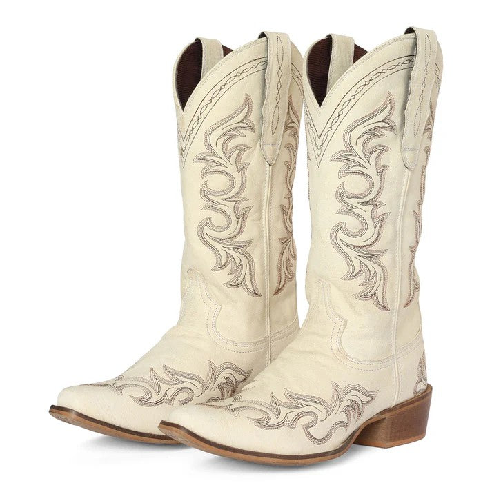 TuffRider® Women's Snip Toe Paris Embroidered Western Boots
