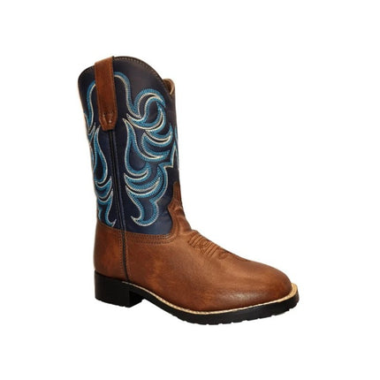 TuffRider® Children's Zion Square Toe Western Boot Brown 