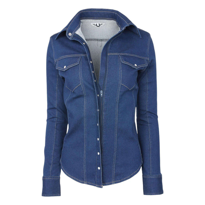 TuffRider® Cody Ladies Western Denim Shirt