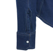 TuffRider® Cody Ladies Western Denim Shirt with Covered Zip Closure and Decorative Pearl Snaps cuff snaps detail