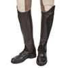 TuffRider® Ladies Derby Leather Half Chaps Mocha front view