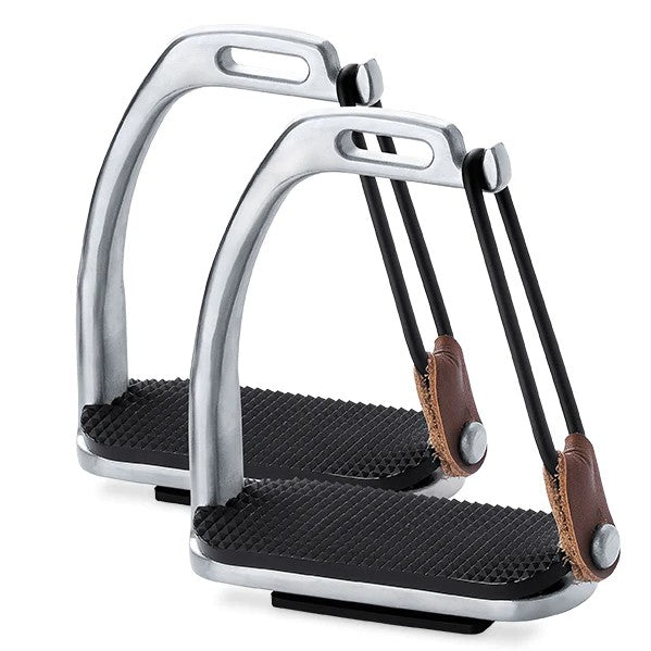  TuffRider® Stainless Steel Peacock Safety Stirrups