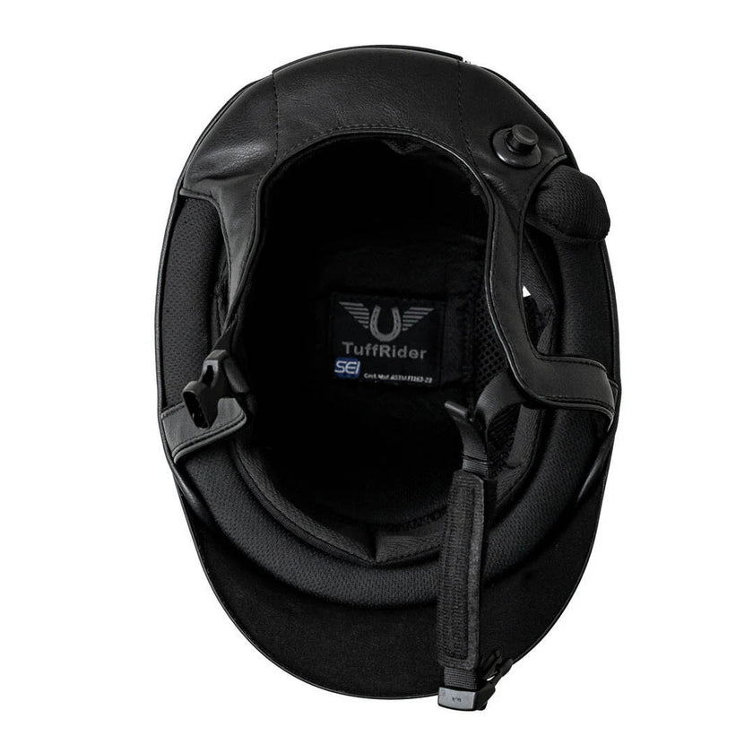 TuffRider® Ventek Air Riding Helmet view of inside 