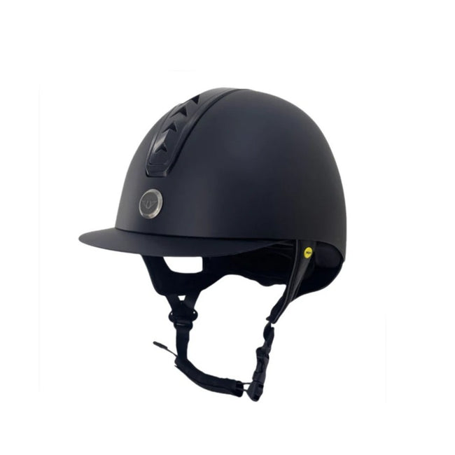 TuffRider R50 Mips Riding Helmet Black front view
