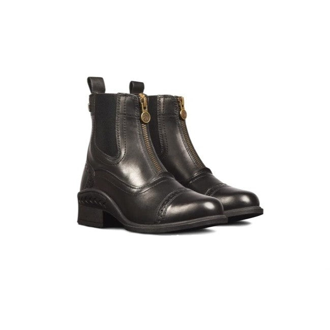 Ovation® Tuscany Zip Paddock Boots black
